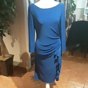 Ralph Lauren Blue Long Sleeve Dress